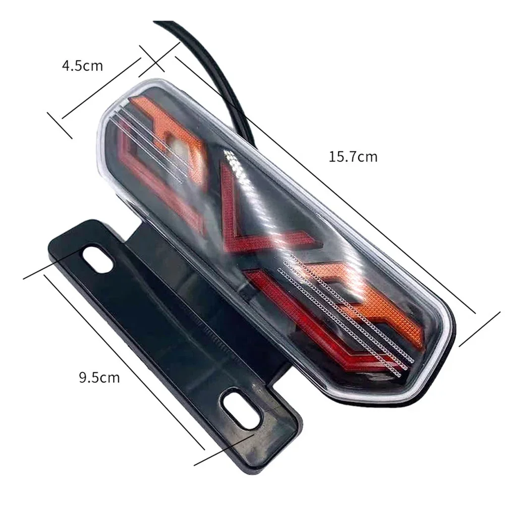 12V Motorcycle Rear Lights LED Motorcycle Brake Light ATV Tail Light Motorbike Stop Turn Signal Direction Indicator Blinker image 5