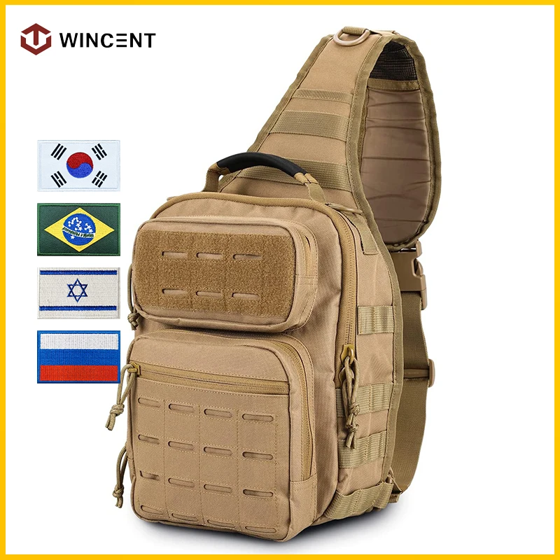 Shoulder Bag Hunting and Equipment Durable Nylon Molle System Backpack EDC Pistol Case Range Bag Fits for 9.7inch Pad