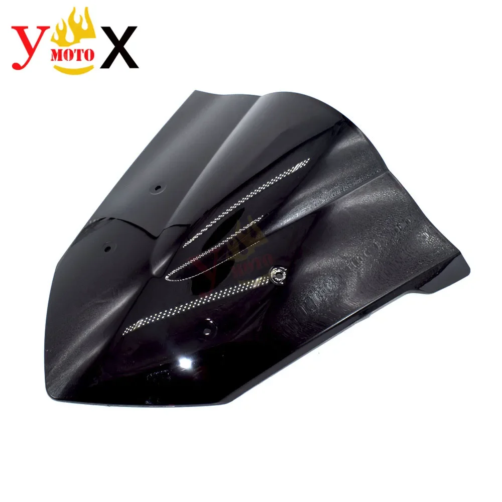 CBR650 F 14-17 الزجاج الأمامي للدراجات النارية الزجاج الأمامي منحرف زجاج الرياح أسود/واضح لهوندا CBR650F CBR 650F 2014-2017 2015