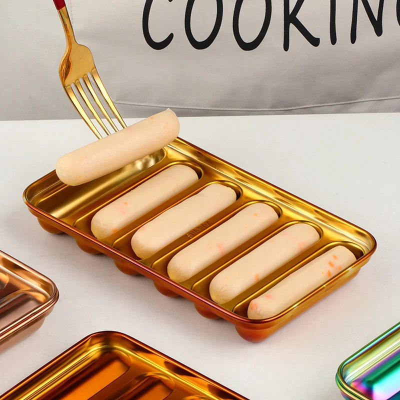 

1Pc Creative Stainless Steel Multi-Function Sausage Making Container Homemade Hot Dog Mold Household Kitchen Tool Hot Dog Mold