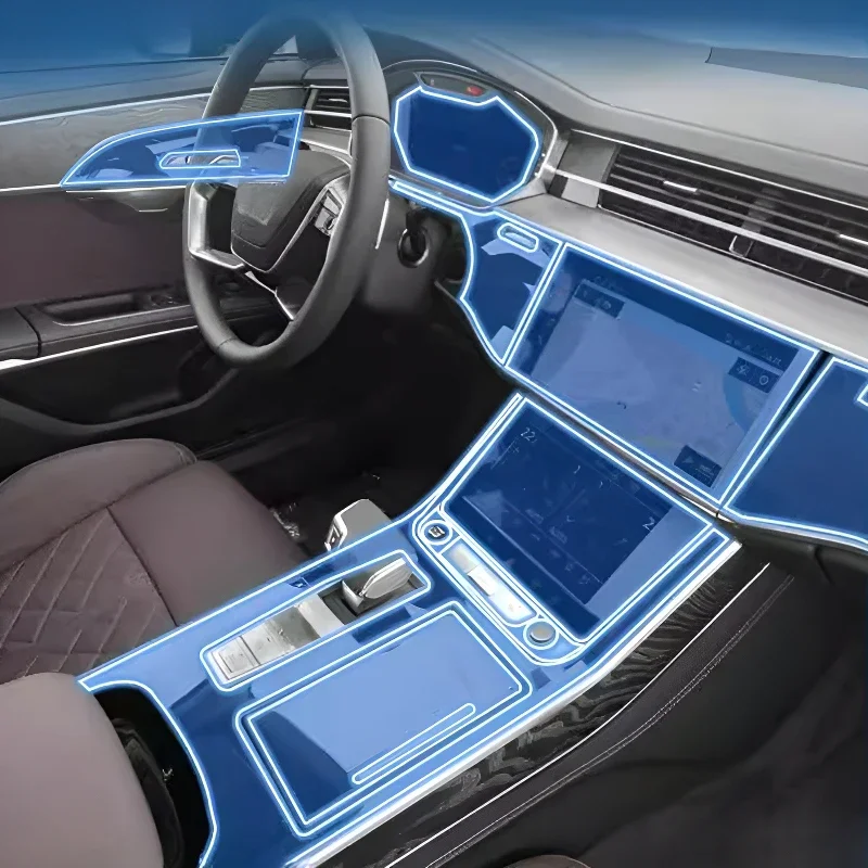 

Dashboard Multimedia Navigation Transparent Anti-Scratch Protection Film Modification For Audi A8 Comfortable type 2022