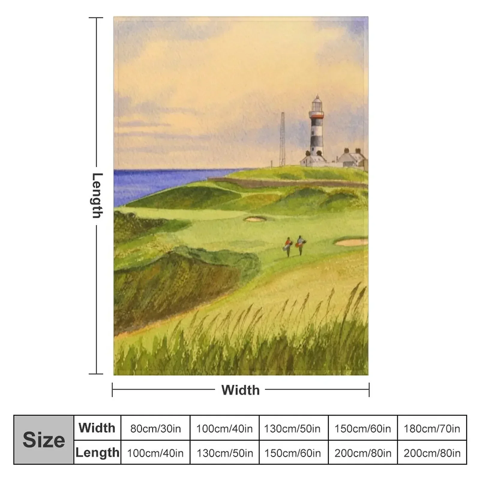 Old Head Golf Course Ireland Hole 4 Throw Blanket couch cozy soft plush fuzzy picnic outdoor blanket