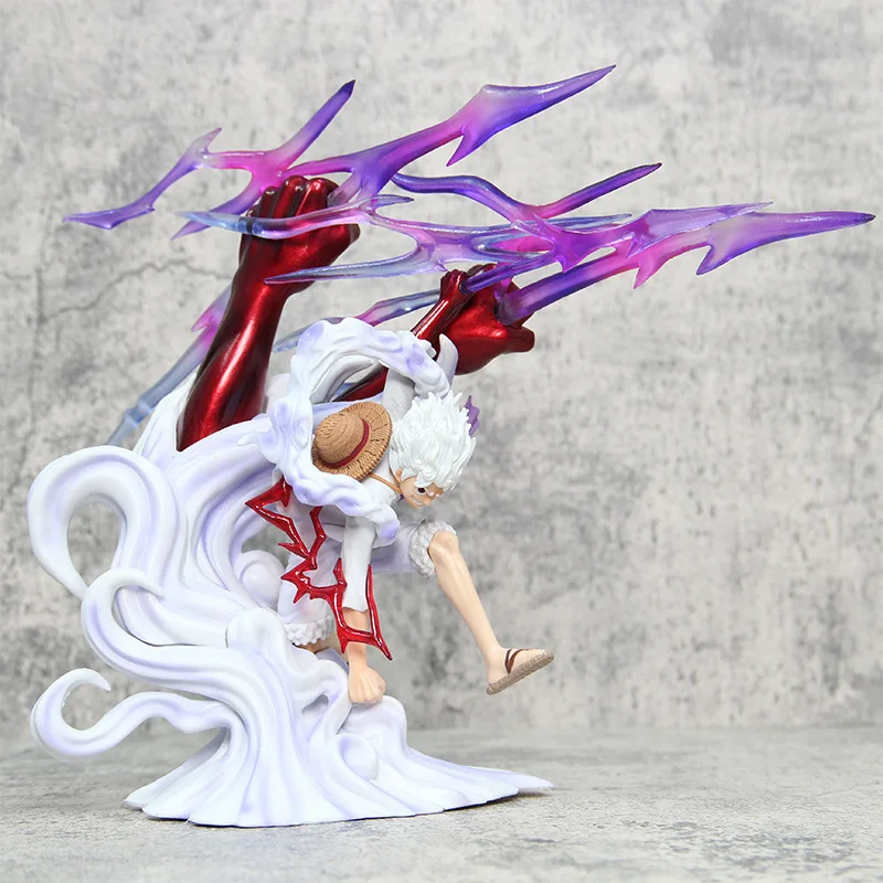 

Anime One Piece Gk Gear 5 Sun God Awakening Nika Monkey D Luffy Action Figure Statue Pvc Action Figure Desktop Ornament Model