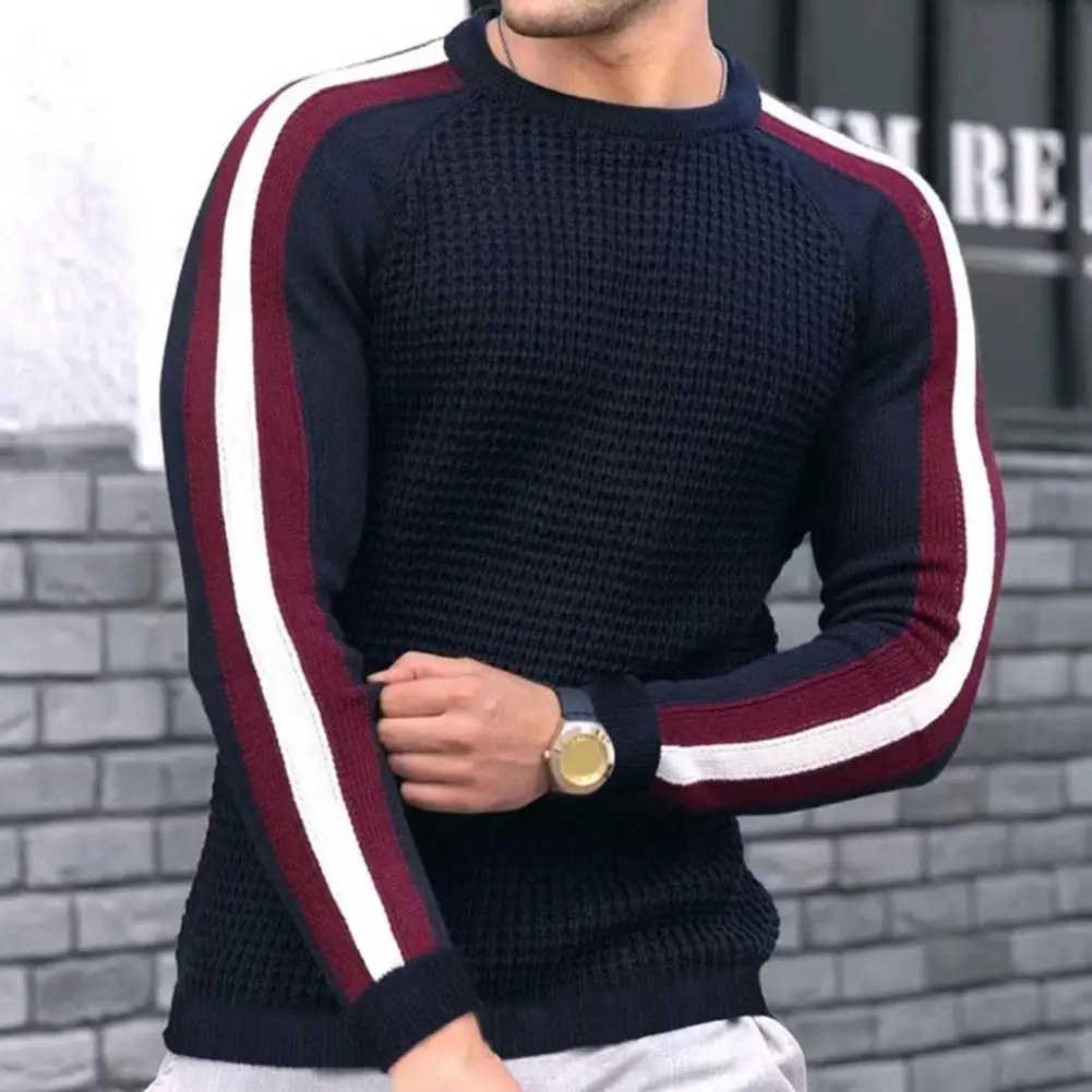 Trend iger Strick pullover Slim Fit Super weicher Herren pullover Fine Touch Strick pullover
