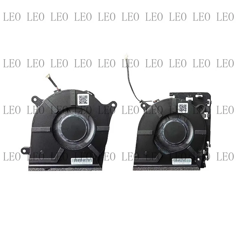 MY New CPU & GPU Cooling Fan DIS For HP 15-FD TPN-Q286 Laptop N44109-001 N44110-001