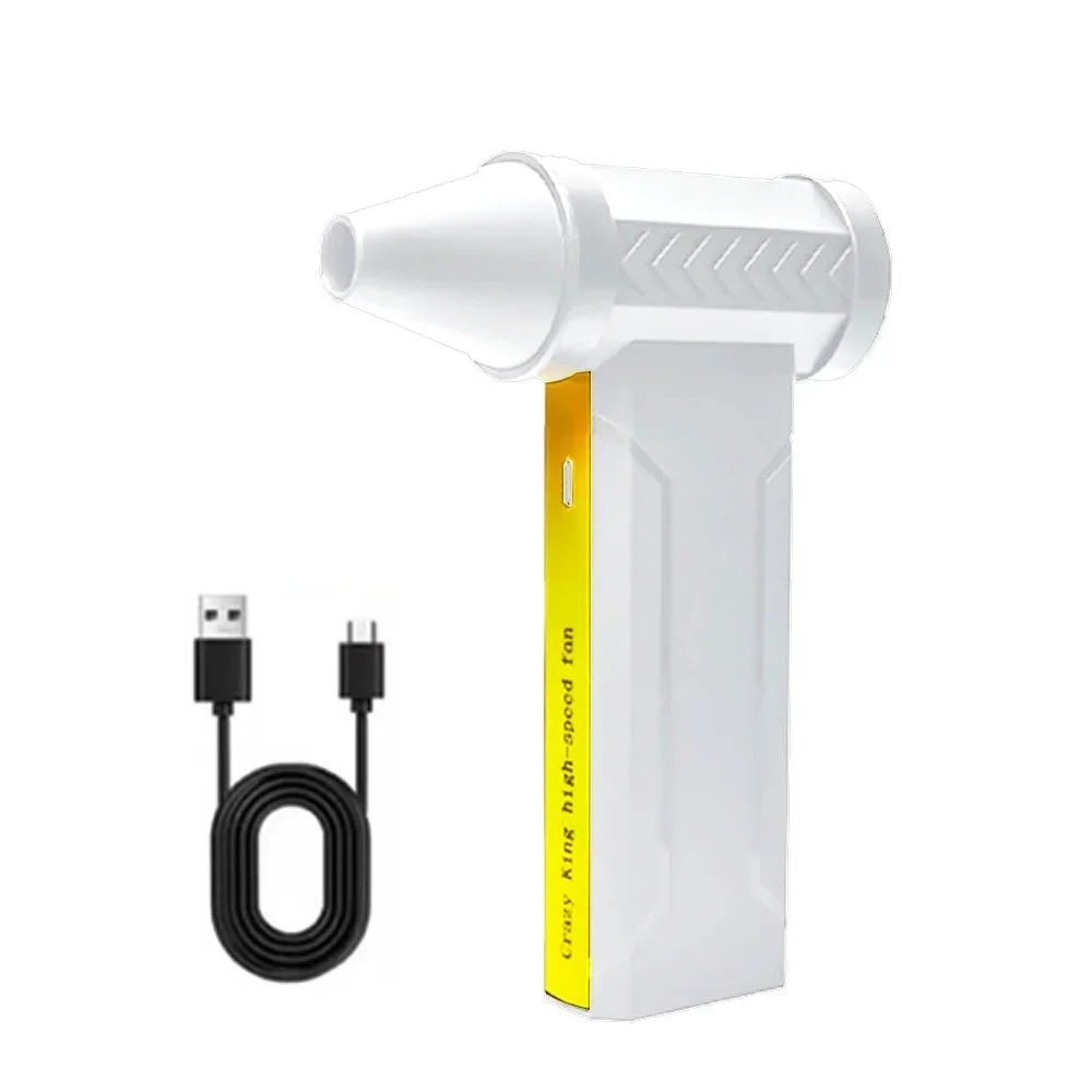 Super 9600000RPH, borstelloze motor elektrische turboventilator hoge snelheid turbo gewelddadige ventilator USB oplaadbare krachtige stofblazer 60 m/s