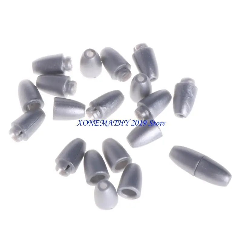 

F42F 10pcs отключенные пластиковые застежки для силиконового прорезывания зубов ожерелье DIY Застежка безопасности