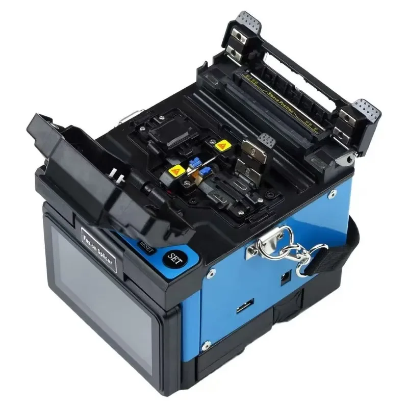 

Optical Fiber Fusion Splicer Fast 8s Splicing Mini Size FTTH Cable Welding Machine