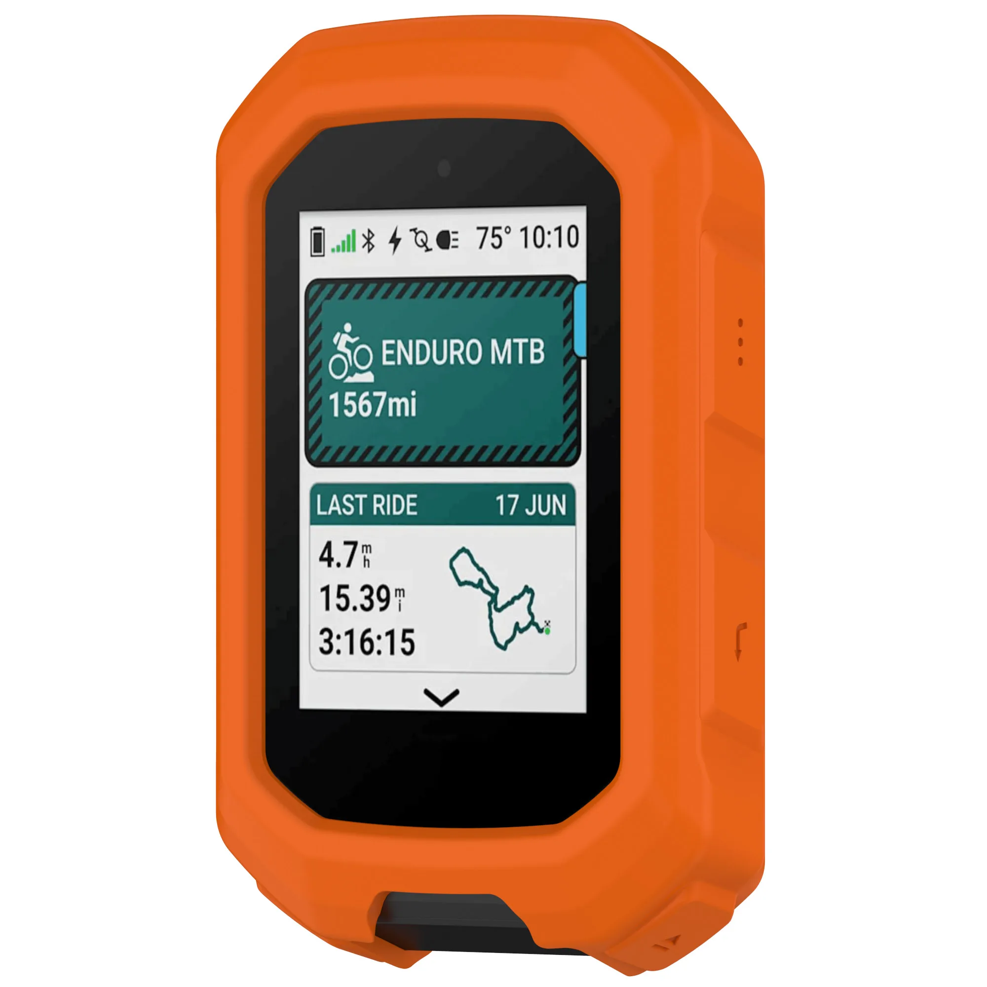 Penutup Bumper Cangkang Tepi Lembut Silikon untuk Garmin Edge MTB Aksesori Kulit Pelindung Tahan Debu dan Tahan Gores