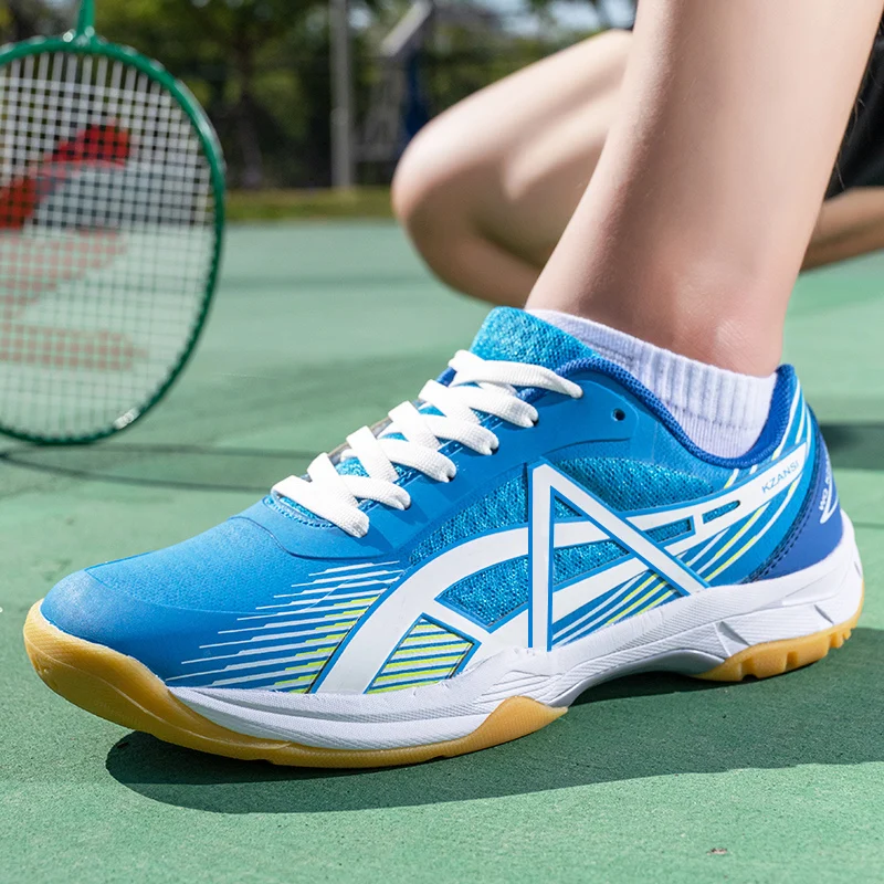 Professional Badminton Shoes Men Women Fashion Purple Badminton Sneakers Non-Slip Table Tennis Shoes Men Indoor Volleyball Shoes