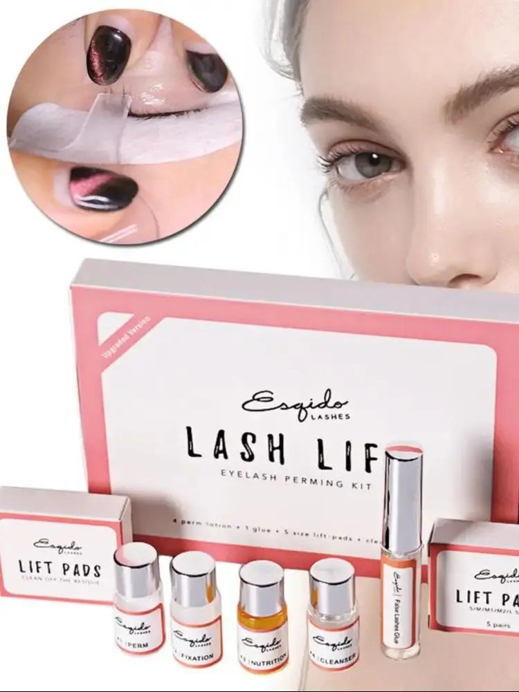 IIGN Lash Lift Kit Keratin Wimperndauerwelle Set Hebewimpern Dauerhaft gekräuselt 6 bis 8 Wochen Wimpern Make-up Salon Schönheit