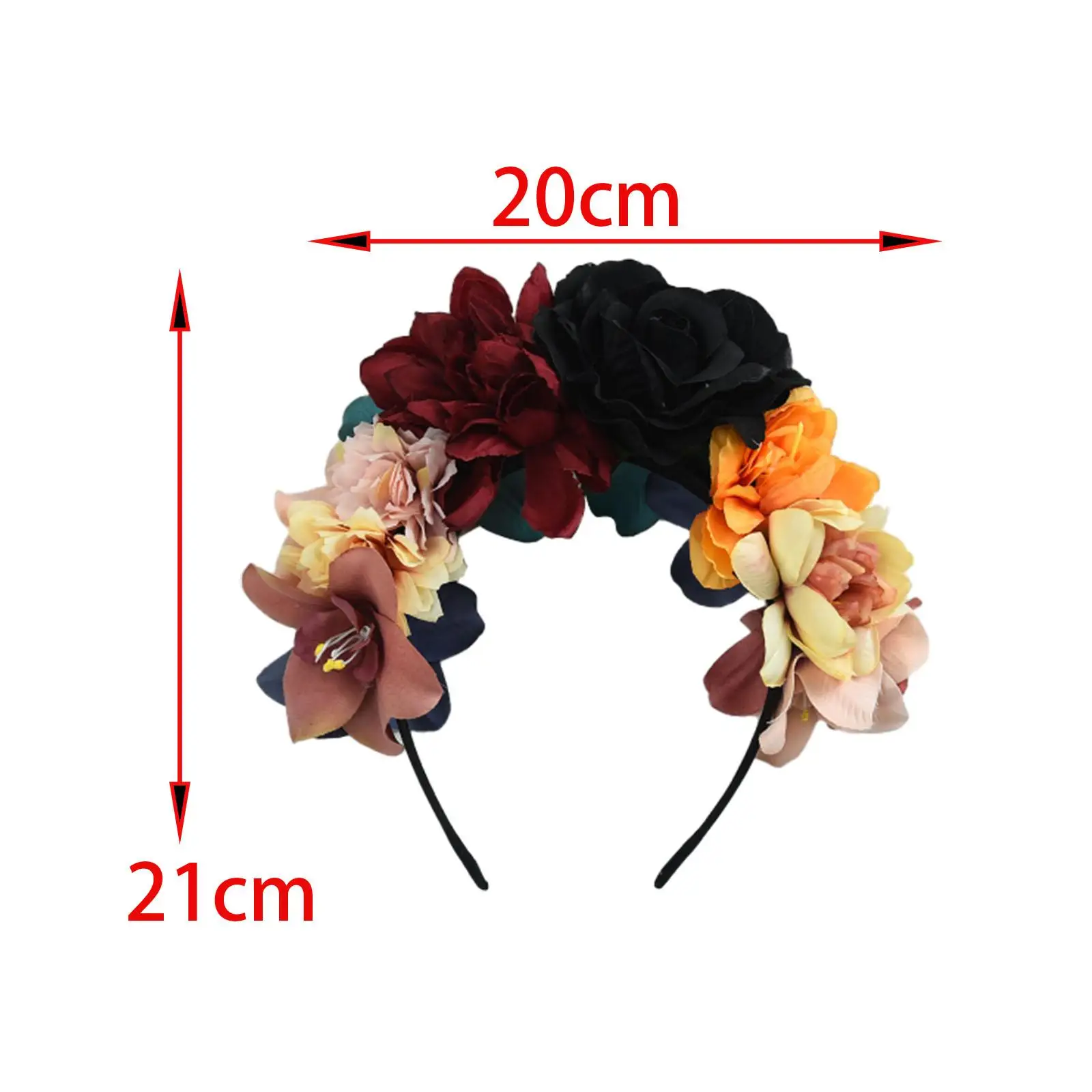 Simulation Flower Hairband Hair Band for Wedding Performance