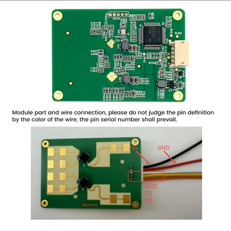 LD2461 Radar 24G Millimeter Wave High Performance Human Perception Distance Tracking Radar Module FMCW 250Mhz Induction