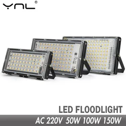 Flood Light LED Spotlight AC 220V 50W 100W 150W Spot Light LED Floodlight Exterior Foco Ceiling Lamp Outdoor Lighting Wall