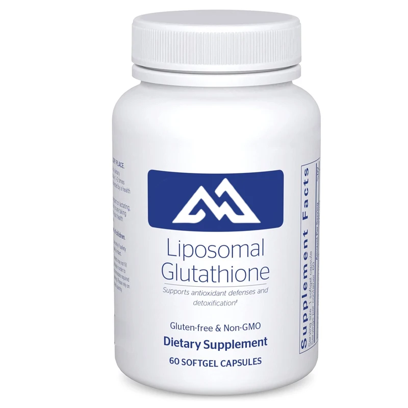 

Liposomal Glutathione - Immune Support and Liver Detoxification Antioxidant Protection Non GMO -60 softgel capsules