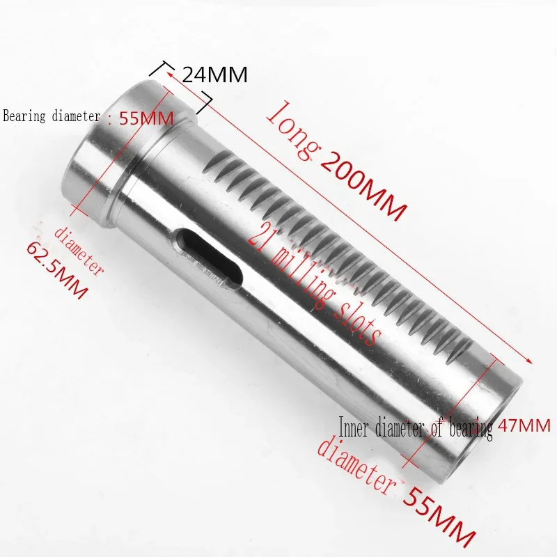 Drilling Machine Z4132 Bench Drill Accessory Shaft Spline Sleeve Main Shaft Sleeve Gear Shaft