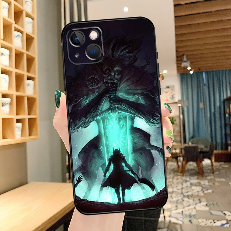 Bloodborne Dark Souls Phone Case For iPhone 11 12 13 14 15 16 Pro MAX 12 13 Mini X XR XS Max Plus Cover Coque