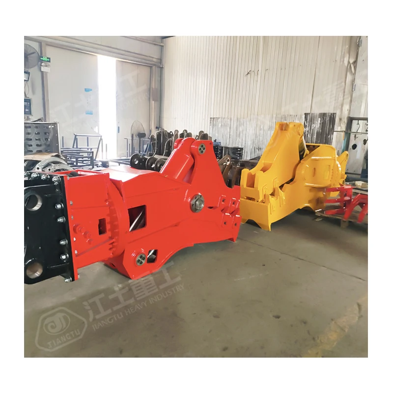 Excavator Crusher Attachment Construction Hydraulic Rotating Concrete Pulverizer