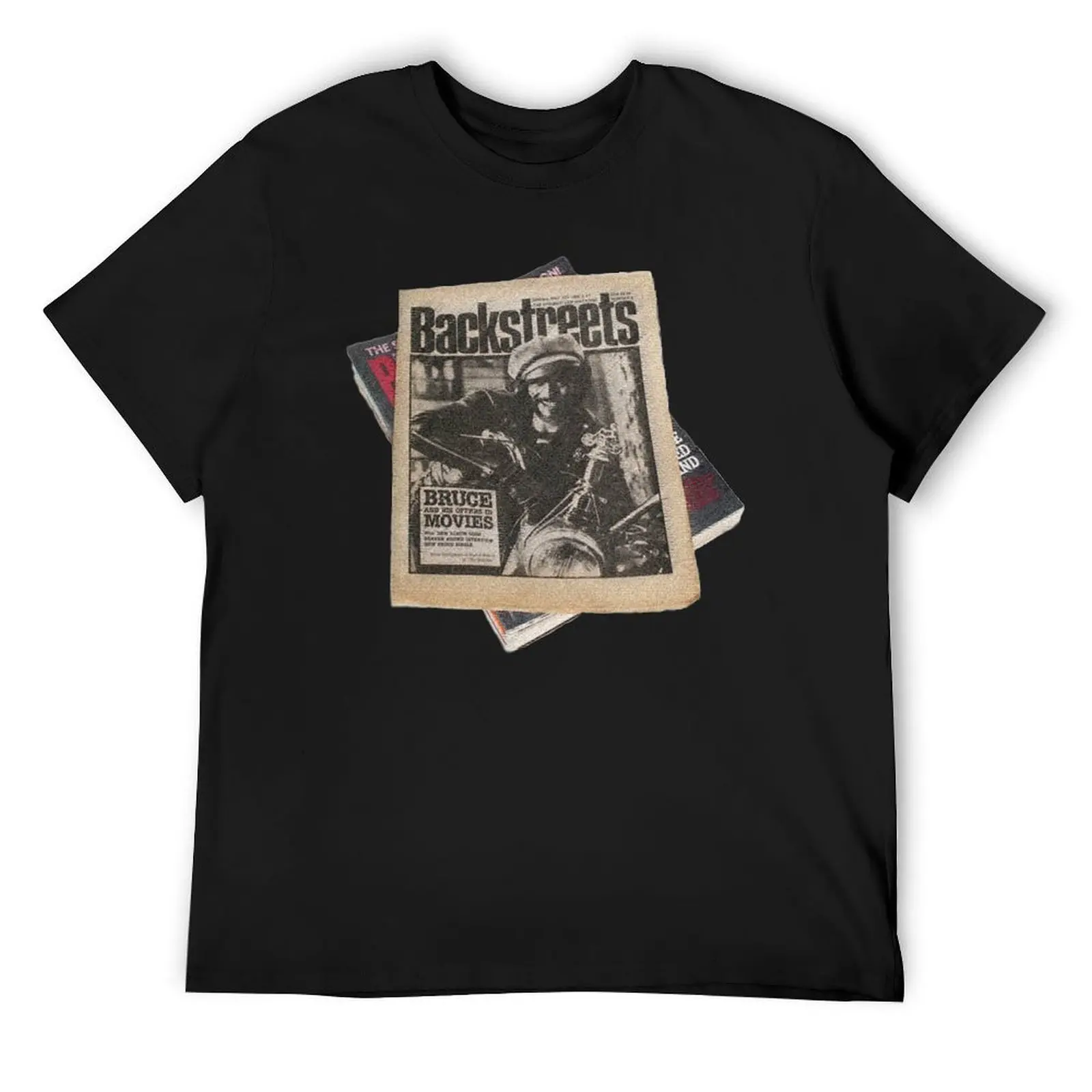 

Out On The Backstreets T-Shirt summer 2025 blanks sublime vintage clothes mens graphic t-shirts hip hop