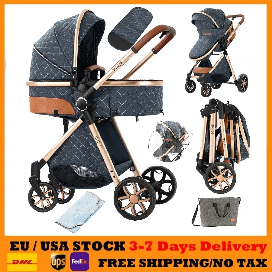 

Baby Stroller Travel System Stroller Lightweight Stroller Foldable Stroller Pushchair Toddler Stroller with Canopy for Newborn