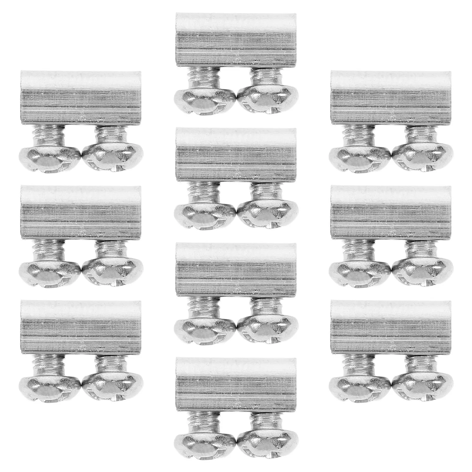 

Wire Rope Lock Steel Clip Clamp Cable Buckle Holders Dual Hole Durable Adjustable Hardware Accessories Practical Holding Power