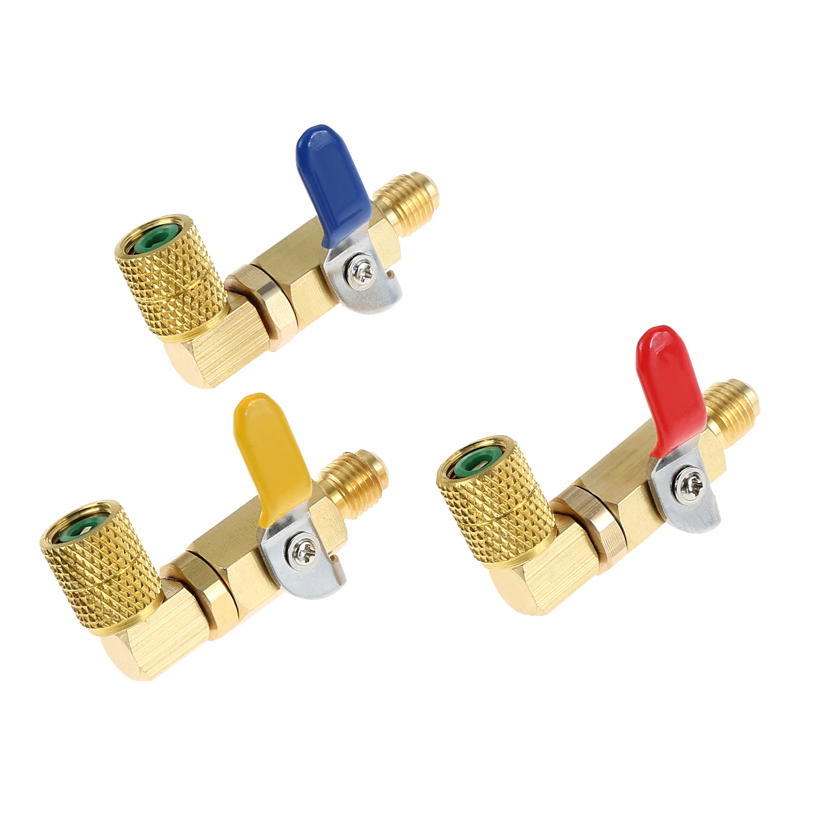 3Pcs/set R410a Air Conditioner Ball Valve Shut-Off 5/16\