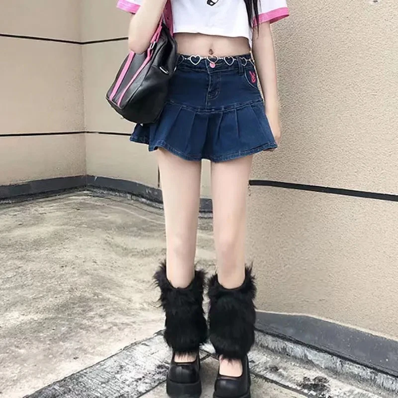 Soft White Fluffy Leg Warmer Women Girls Winter Warm Faux Fur Stockings Long Socks Legging Foot Boot Covers Thick Calf Socks