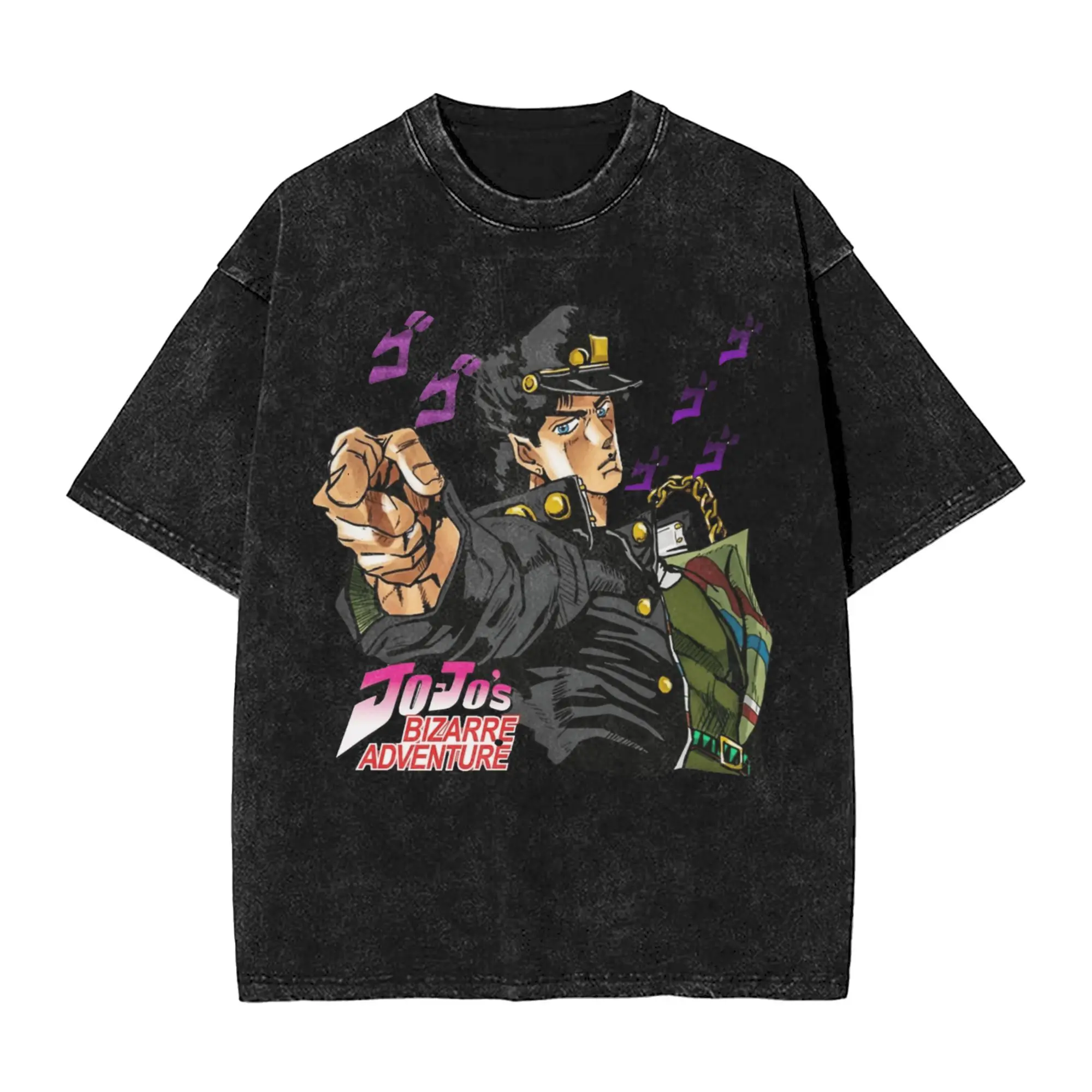 

Jojo Bizarres Adventures T-Shirt Ora Ora Man Trendy Cool T-Shirts Short Sleeve Y2K Basic Tops Summer Casual O-Neck Oversize Top