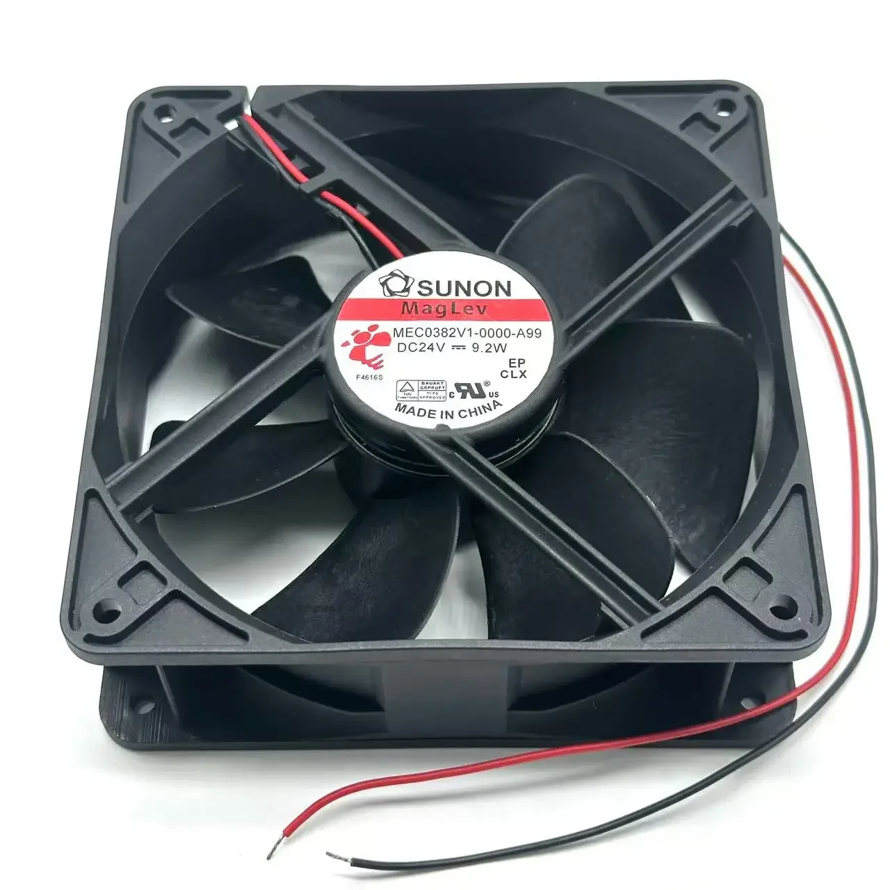 

SUNON MEC0382V1-0000-A99 DC 24V 9.2W 120x120x38mm 2-Wire Server Cooling Fan