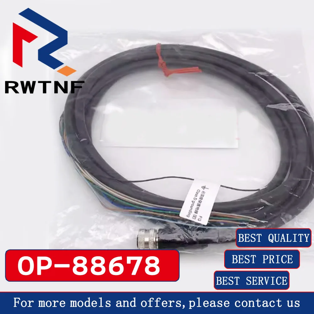 Nueva línea de conexión de lector de código de barras KEYENCE OP-88678 genuina, stock de almacén 100% original