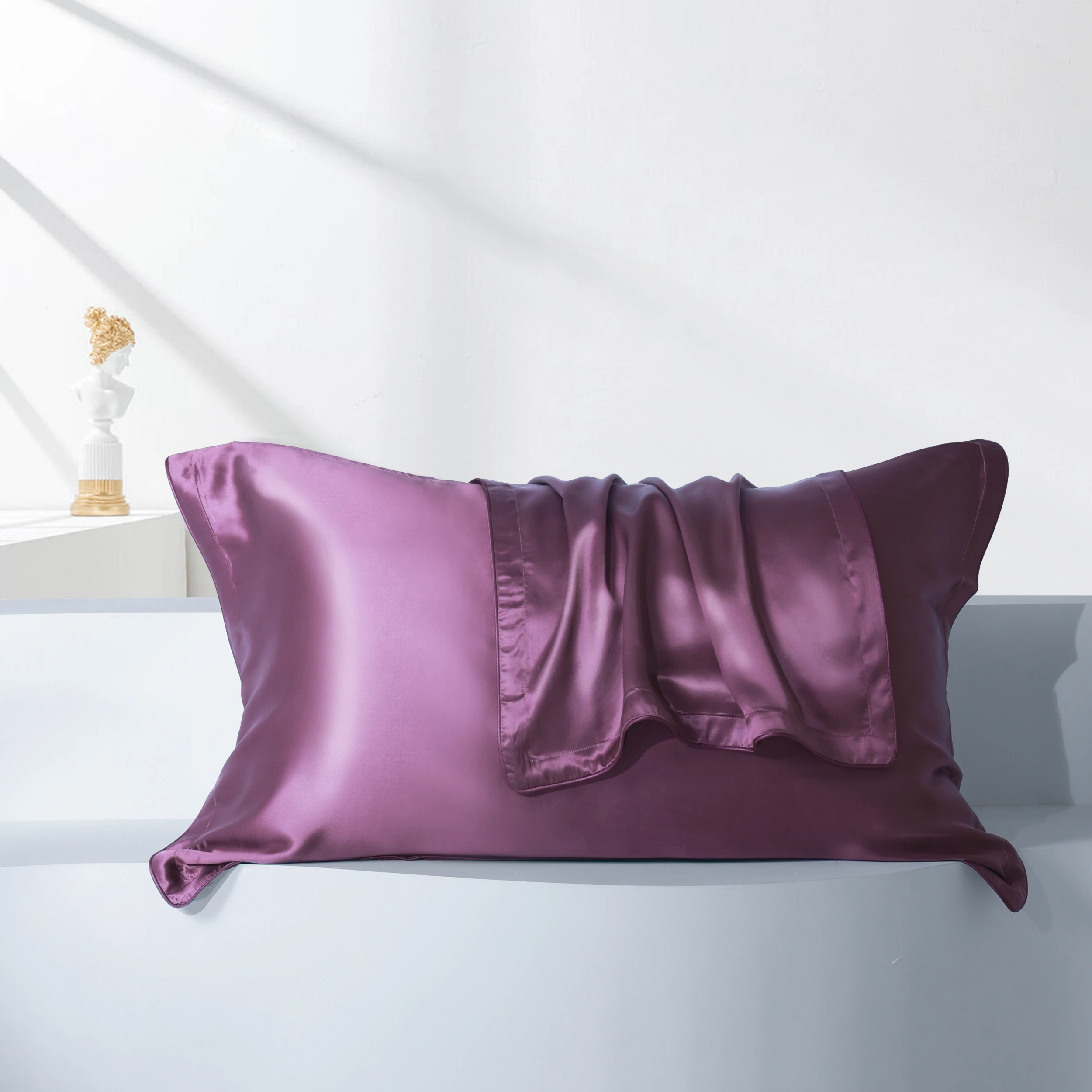 Silk Pillowcase - ATNKADDS Односторонняя шелковая наволочка 19 момме