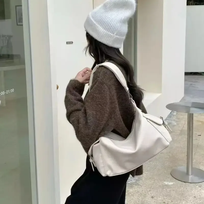 

2026 New Trend Vintage Style PU Leather Women's Shoulder Bags Crossbody Bags Casual Fashion Plant TannedUnderarm Bags for Women