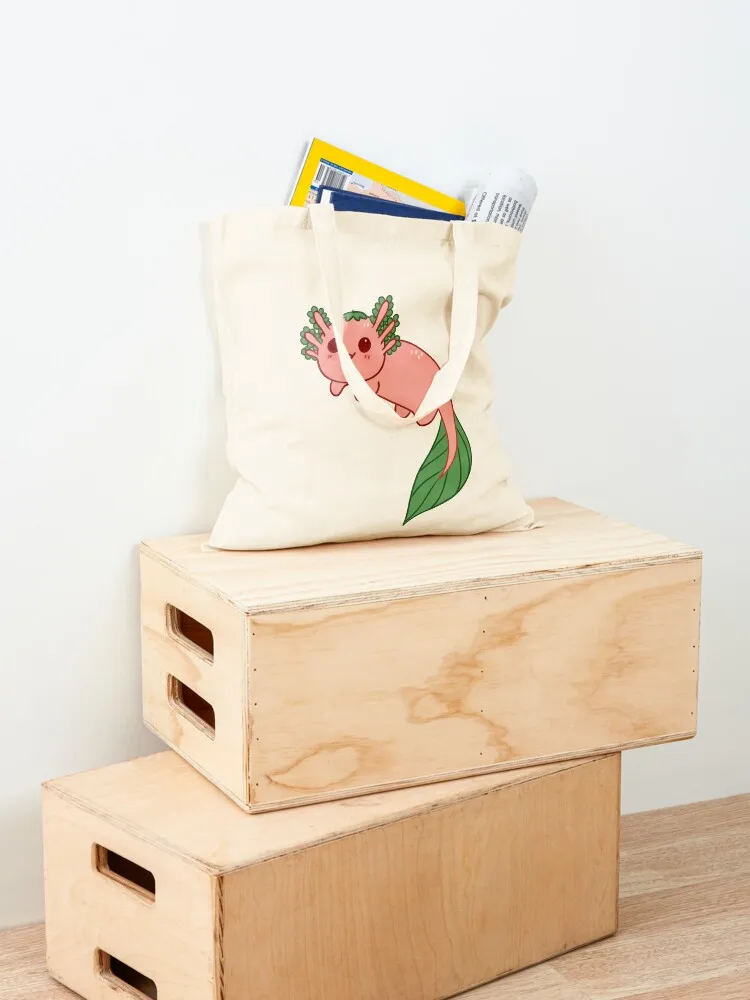 الفراولة axolotl حمل حقيبة صديقة للبيئة حقائب اليد حمل حقيبة المرأة شخصية حمل حقيبة