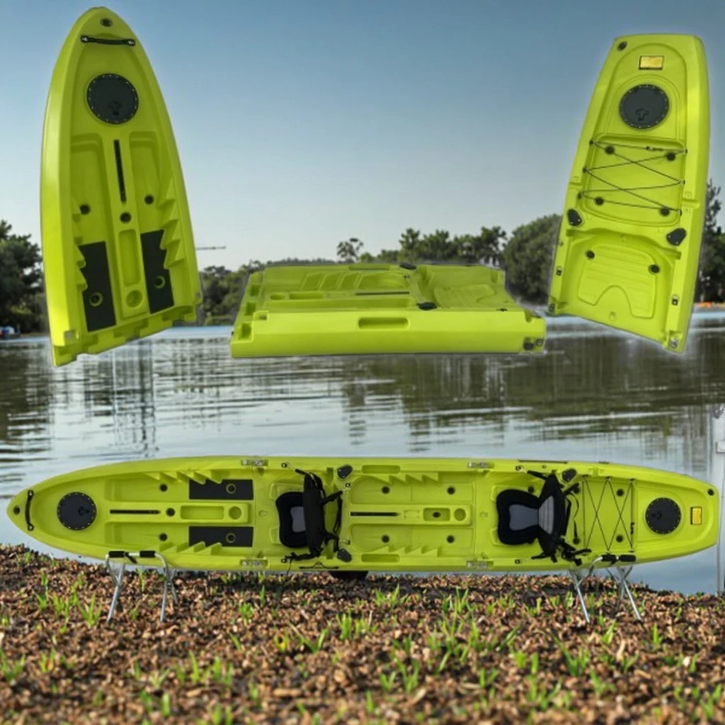 

2025 LSF 15 FT 3 Pcs Detachable Sit On Top Kayak Modular Kayak Fishing Kayak With Electric Motor