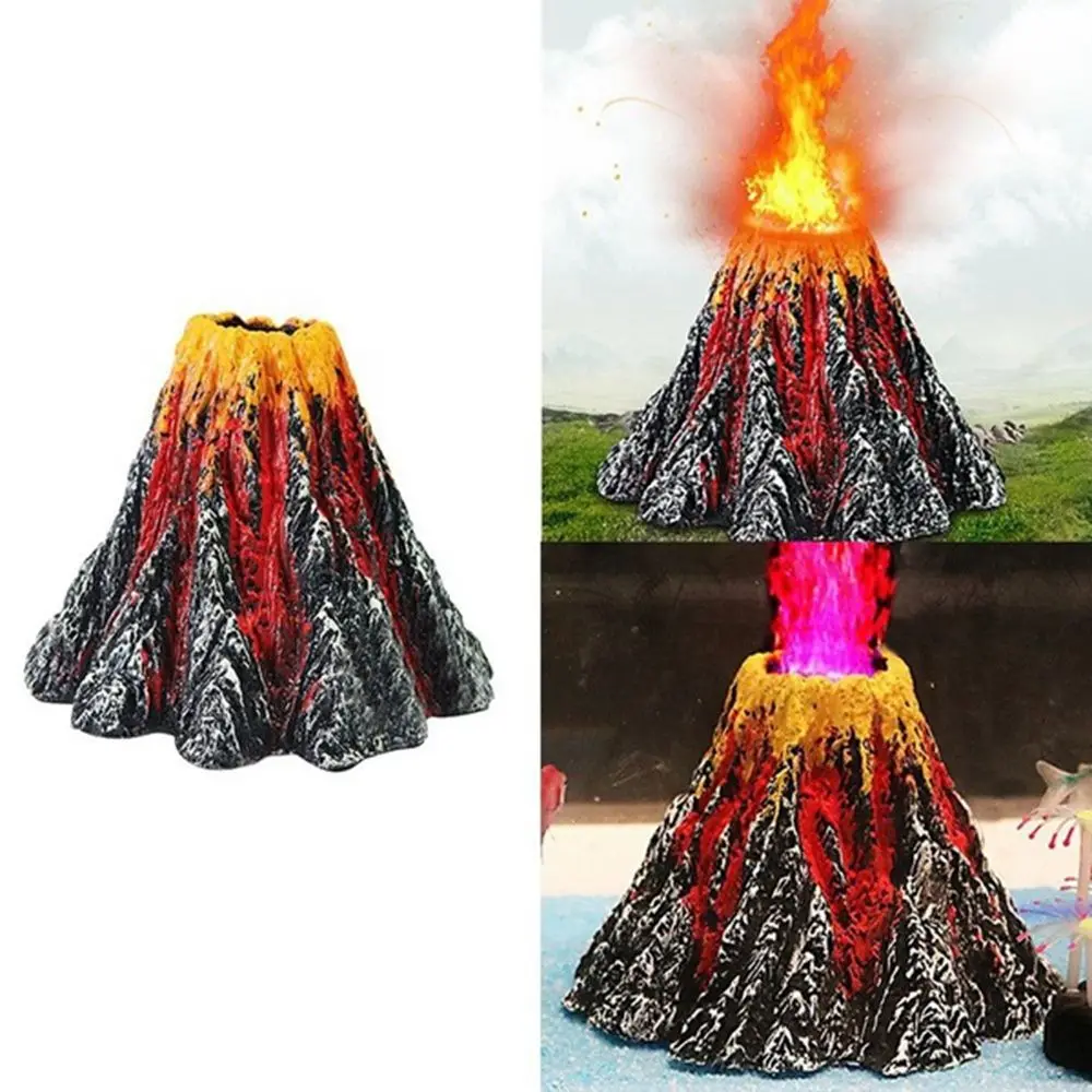 8.5*5.5cm Simulation Volcano Ornaments Creative Air Stone Micro-landscape High Quality Fish Tank Decor