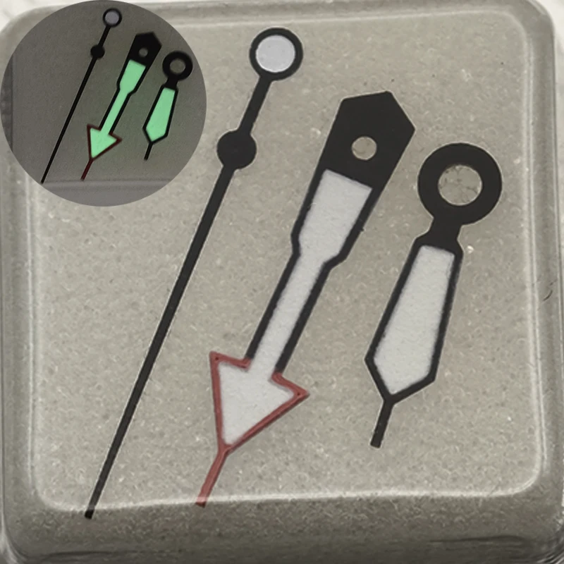 Green Luminous NH35 Watch Hands Fits SPRD SKX007 SKX009 Watch Case For NH35 NH36 4R35 7S26 Movement Parts Watch Hand Kit