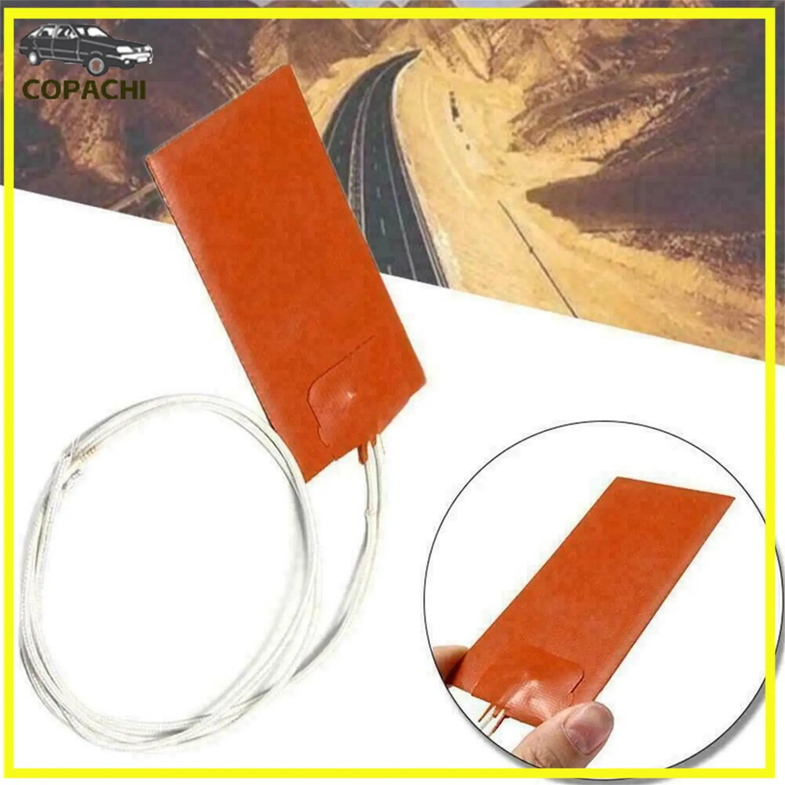 

1 шт., 100 Вт, нагреватель для резервуара для воды, коврик для кемпера, дома на колесах, W5Z5, термостат, авто V9M0, двигатель, автомобильные аксессуары, запасные части