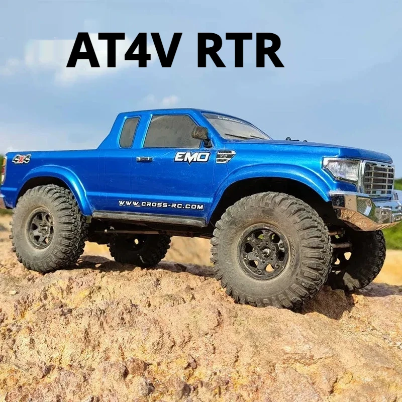 

Радиоуправляемый внедорожник Cros RC AT4V 4WD, имитация пикапа Raptor, готовый к работе (RTR) комплект, модель для любителей радиоуправляемых моделей.