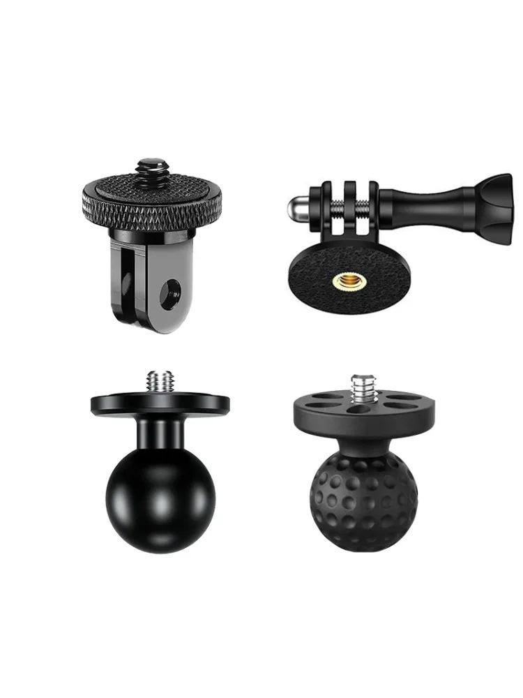 Supports d'adaptateur de trépied pour Gopro13/12 DJI Action5/4 Insta360X5/X4, adaptateur de rotule de 1 pouce pour Clip de guidon de moto