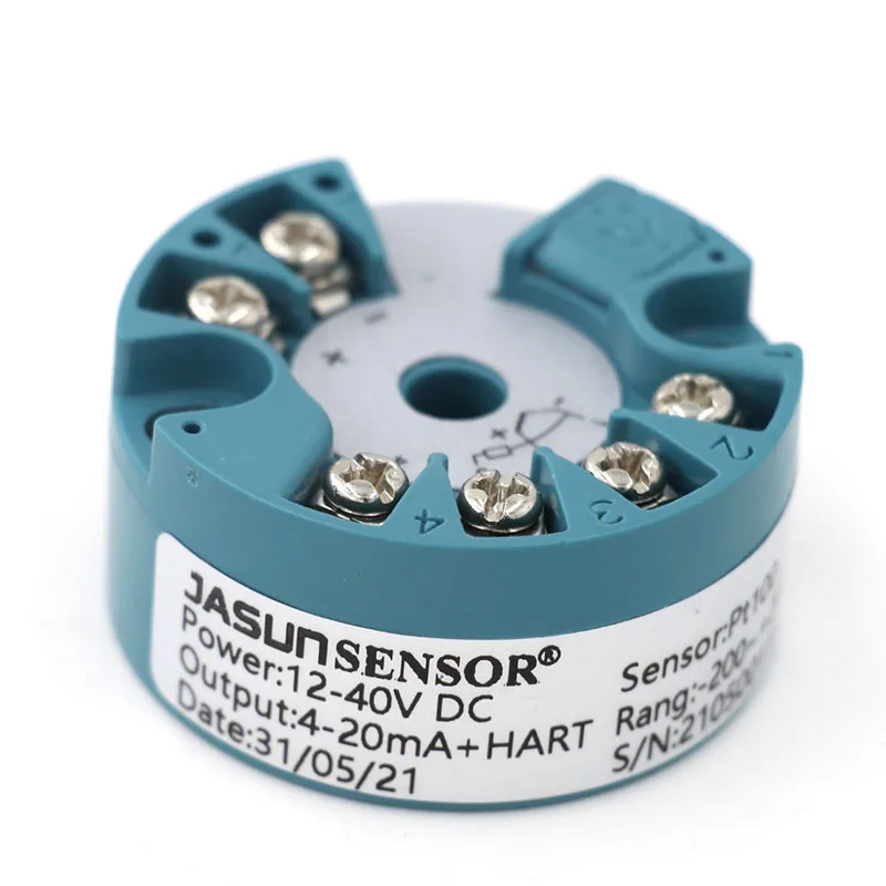 Intelligent Integrated Temperature Transmitter Module PT100 Thermal Resistance S/E/K Type Thermocouple To 4-20mAHART