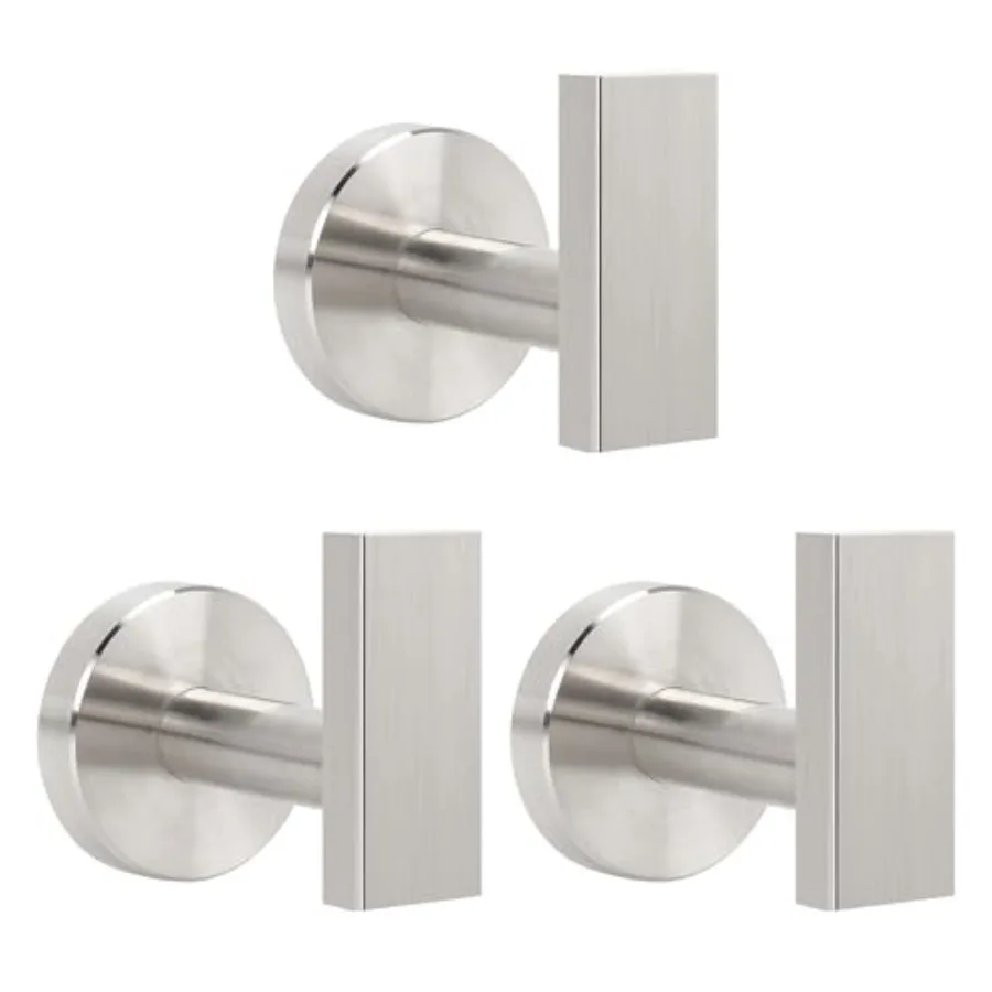 

Towel Hooks for Bathroom Wall, SUS 304 Stainless Steel Robe Coat Hook, Heavy Duty Towel Hanger for Kitchen Bedroom Living Room,