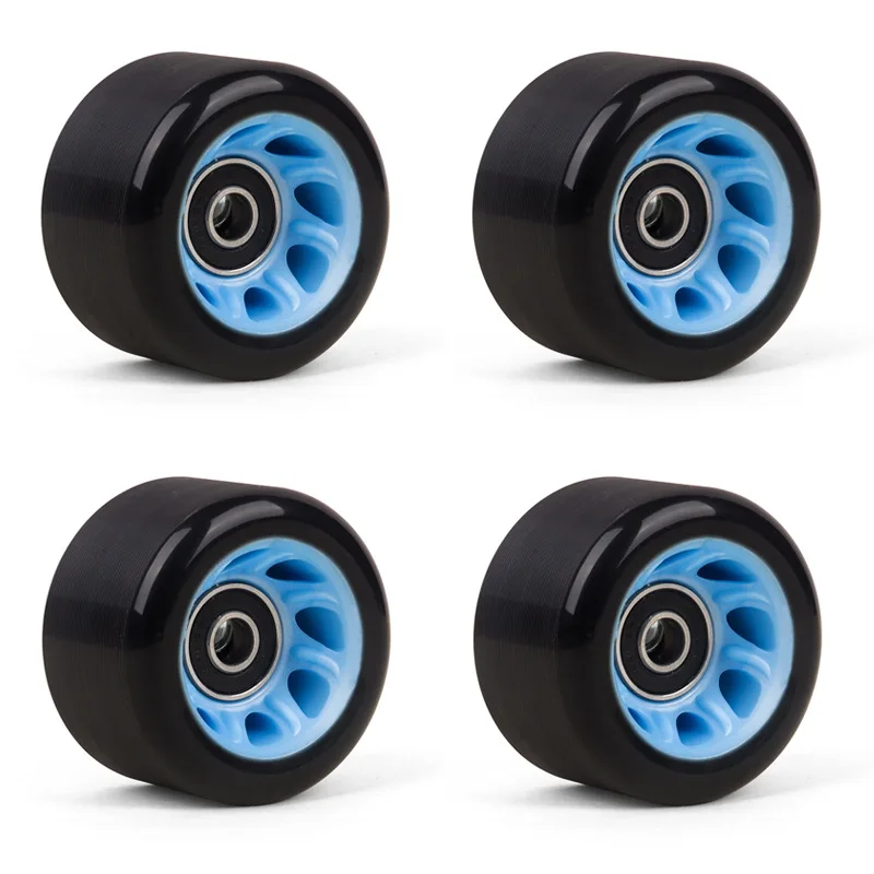 SzBlaZe 8 عبوات 58 مم × 32 مم عجلات تزلج دوارة 95A عجلات تزلج رباعية مع محامل للتزلج في الهواء الطلق بصف مزدوج أو لوح التزلج Ac