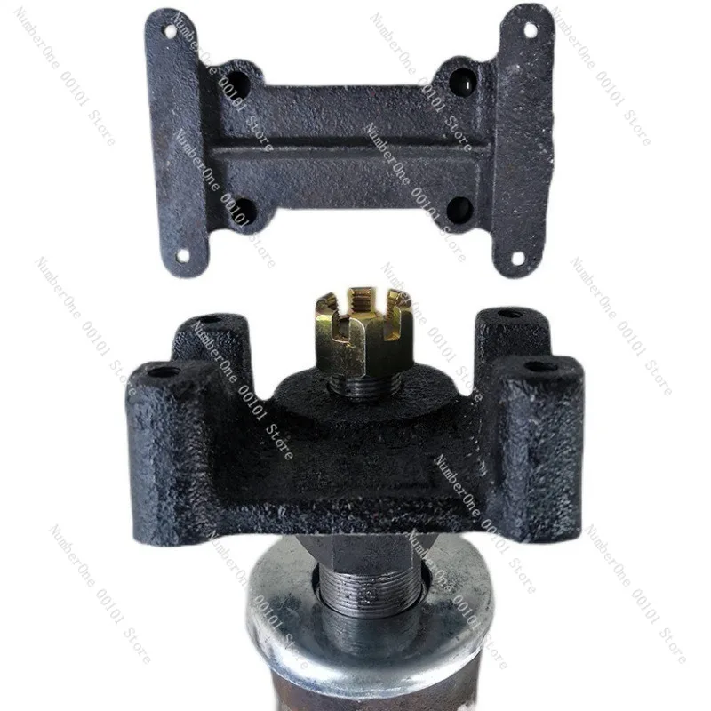 Electric tricycle front fork suspension assembly, shock absorber system, steering wheel accessory set, durable, construction