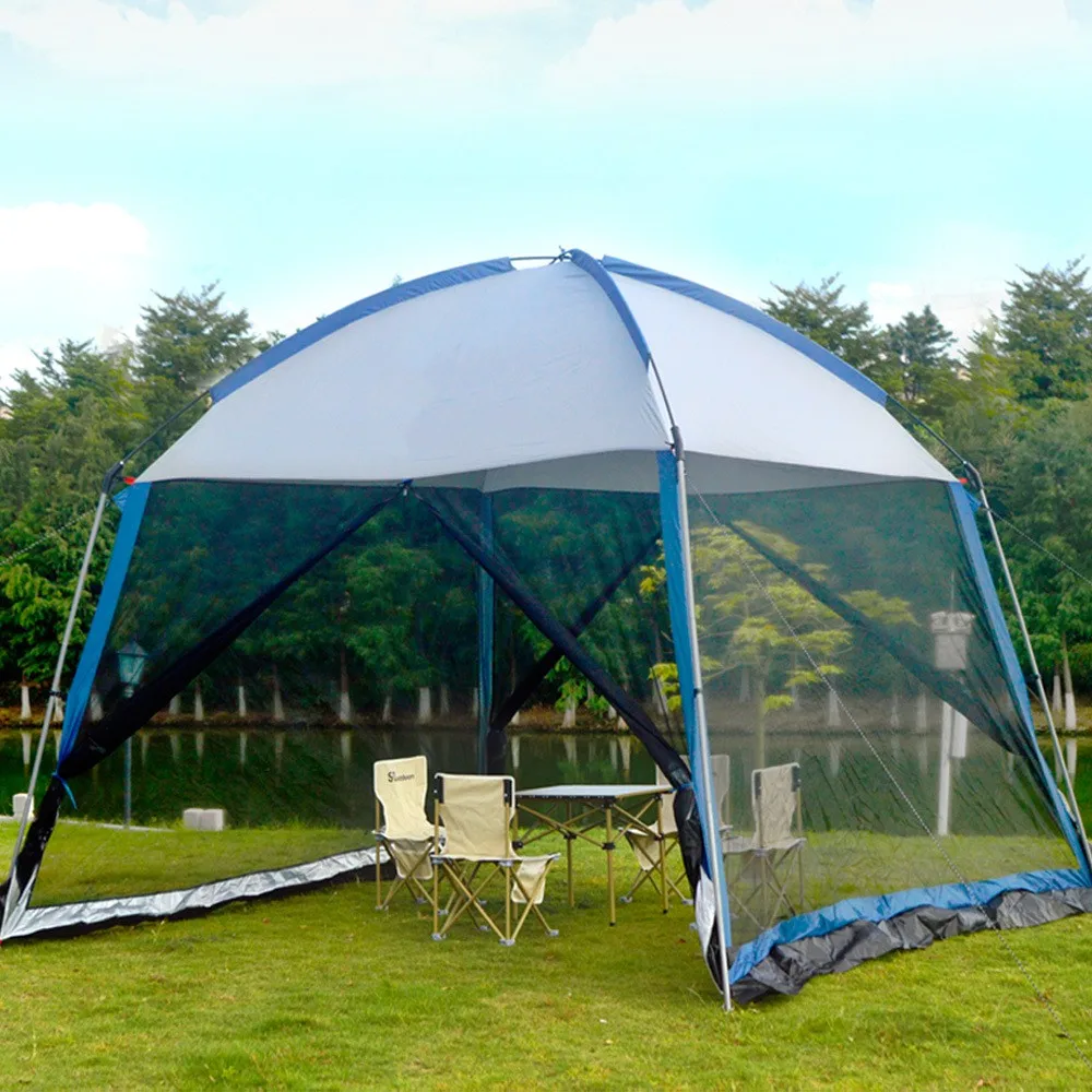 2023 Wholesale Customized Outdoor Folding Tent Sunshade Mesh Shelter Picnic Barbecue Beach Tent For Camping Wholesale