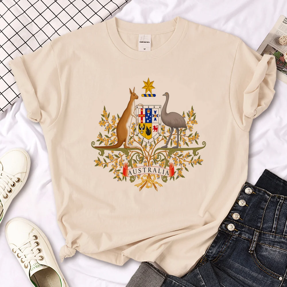 Australia Aussie t shirt women harajuku designer streetwear t shirt female manga harajuku graphic clothing