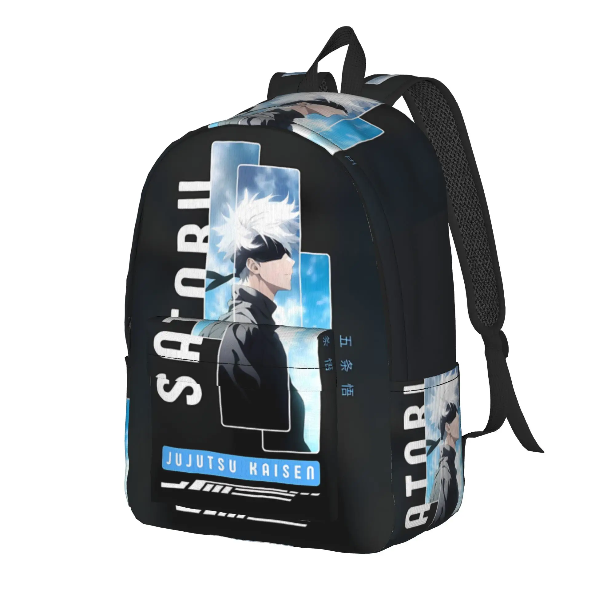 Fashion Jujutsu Kaisen Backpack funko Mochilas Adjustable Strap Hiking Retro Washable Rucksack
