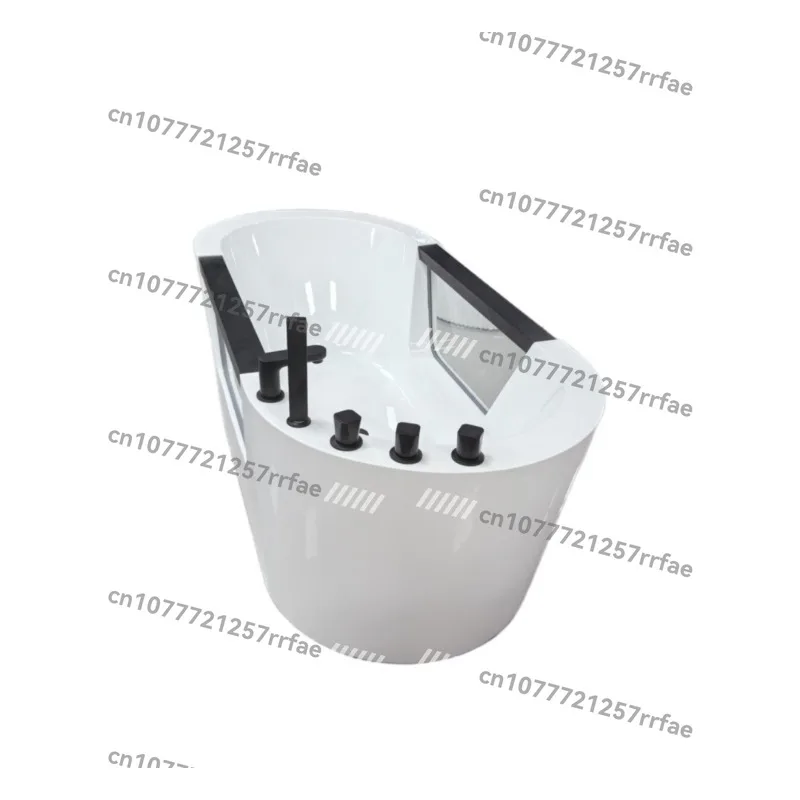 New Internet celebrity simple fashion sea view glass independent acrylic surf massage thermostatic bathtub easy to clear