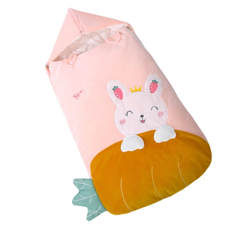 Bolsa dormir para niños pequeños, manta vestible algodón, bolsa dormir para caminantes infantiles, W3JF