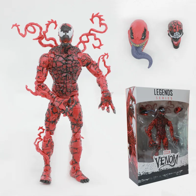 Shf Anime Cartoon Marvel Legends Venom 15 Collectible Toy Miles Morales Collectible Decorative Gifts