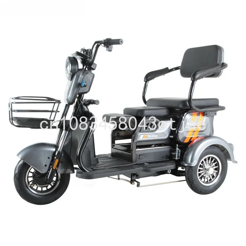 Electric Tricycle Motorcycle Hot Sell 3 Three Wheel Disability with Pedals for Adults/elderly